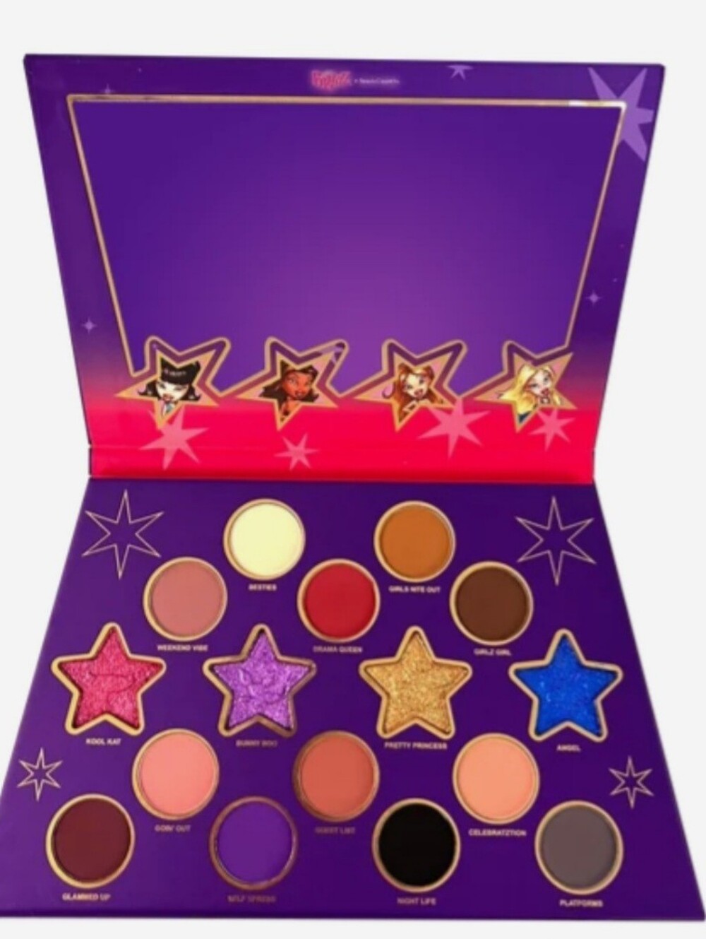 BRATZ X BEAUTY CREATIONS Girls Night Out Purple Eyeshadow Palette
